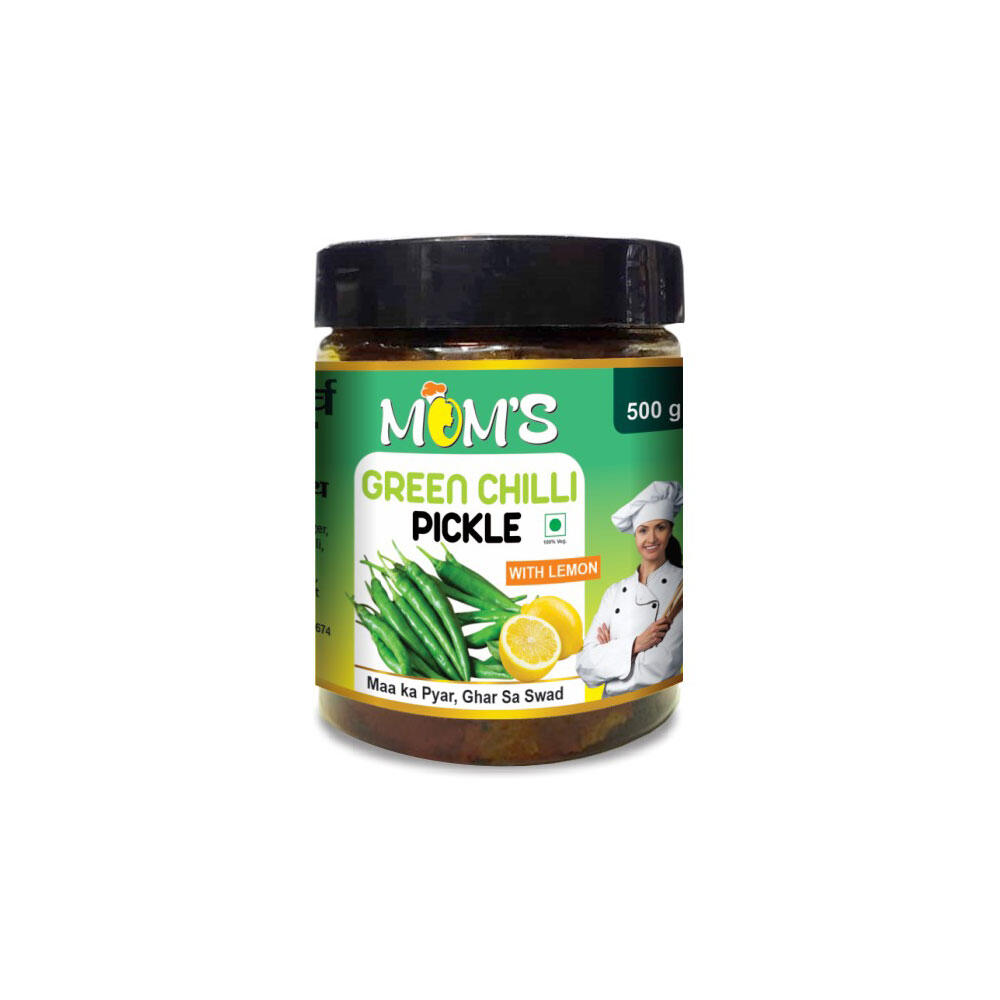 Moms Green Chilli Pickle